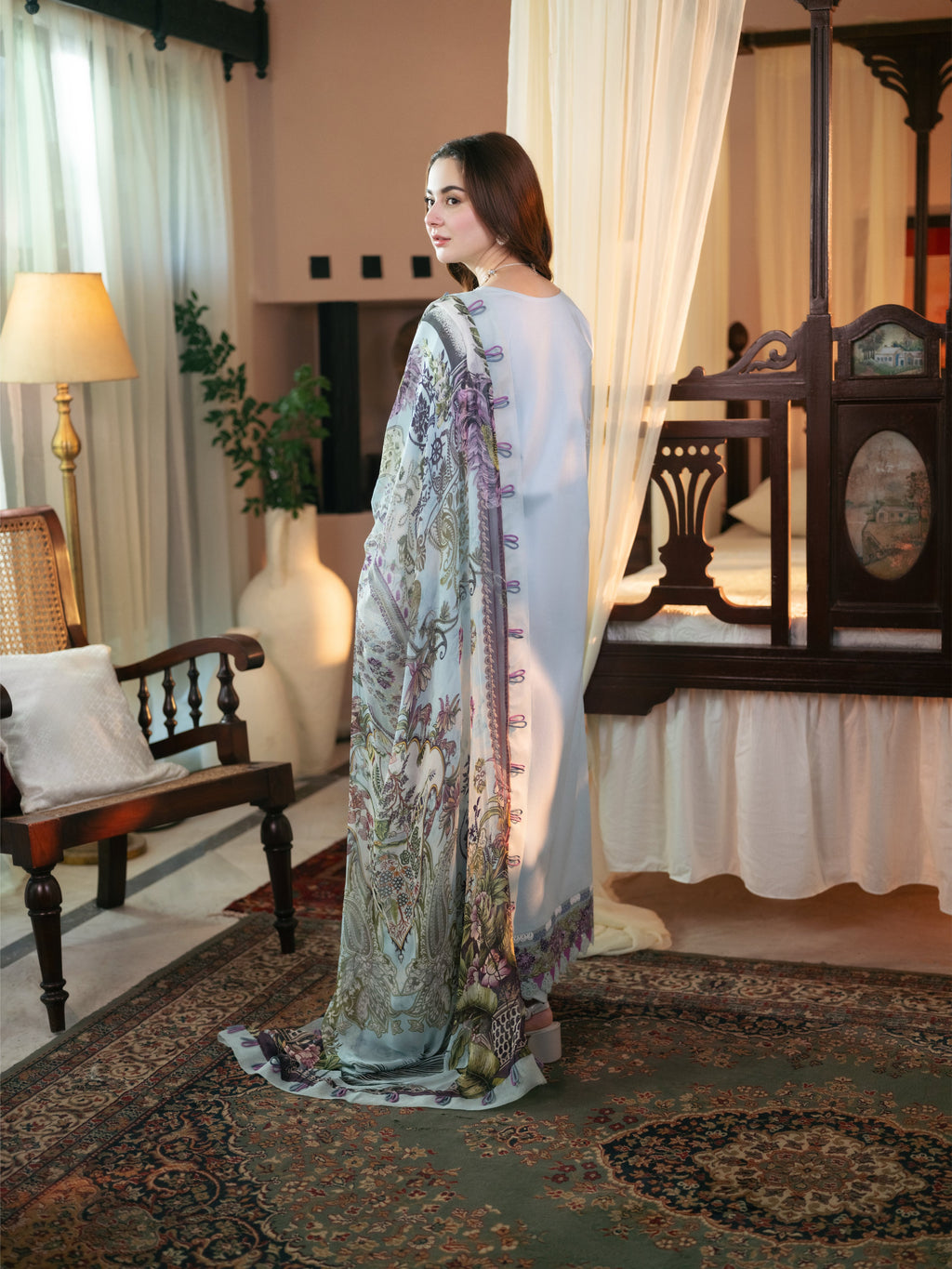 Embroidery Dhanak Three Piece Winter Collection