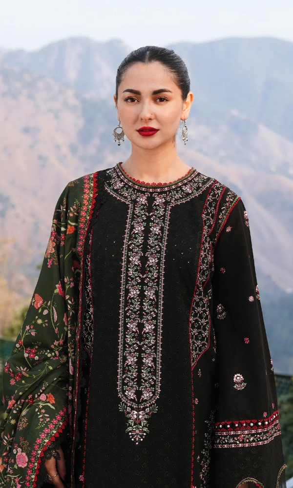 Hit Article/Embroidered Dhanak Three Piece Winter Collection